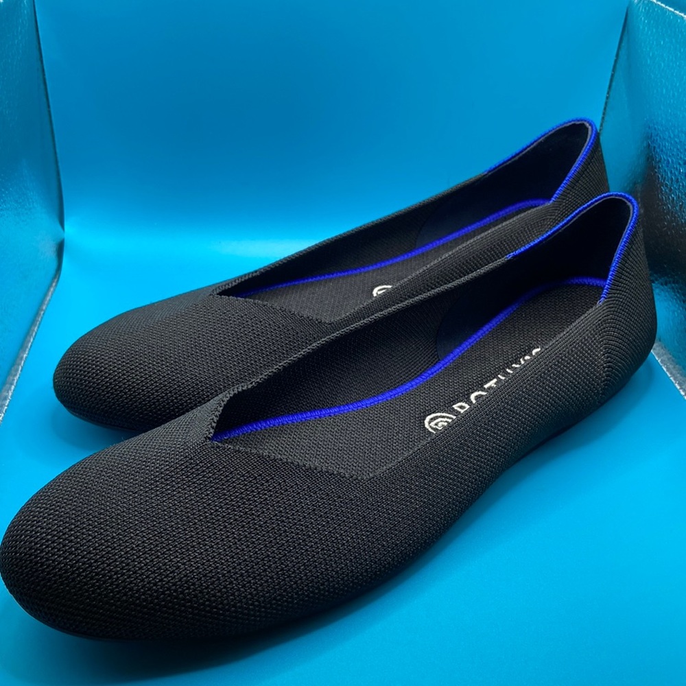 NWOB women’s Rothy’s Black Flats shoes size 13